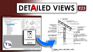 DETAILING Part 7  Detail Drawings in AutoCAD Architecture 2023 [upl. by Thor]