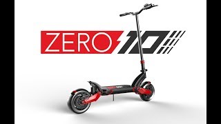 Introducing the ZERO 10X — High Performance 2 Wheel Drive EScooter [upl. by O'Shee]