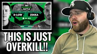 First Time Hearing DLOW vs ZEKKA  Final  SBX KICKBACK BATTLE 2021 A slaughter REACTION [upl. by Suirtemid]