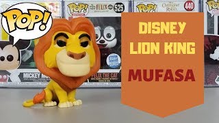 FUNKO DISNEY LION KING MUFASA POP UNBOXING REVIEW [upl. by Enida977]