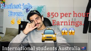 Taxi drivers in Australia 🇦🇺  Easiest Job 😱✌️ internationalstudents australia taxi uber [upl. by Viccora]