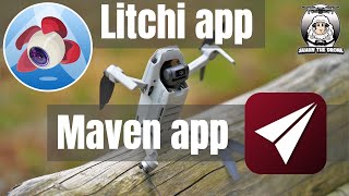 Litchi app or Maven app Which is better shaunthedrone [upl. by Richter]