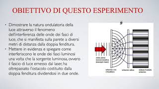 Lesperimento della quotDoppia fenditura di Thomas Youngquot [upl. by Ebonee]