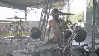 Travis Barker Drum Rig Honda Civic Tour 2011 [upl. by Nyvrem]