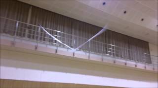 2000mm wing span large RC ornithopter indoor flight [upl. by Rozek]