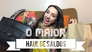 O MAIOR HAUL DE SALDOS  Primark Bershka Lefties Zara Mango [upl. by Nadler]