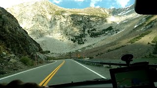 Scenic but dangerous drive along Highway 120 Tioga Pass from Yosemite National Park [upl. by Dom]