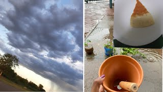 Silent Vlog  What I am cooking in a rainy day  Life in Botswana  Caramel Pudding making [upl. by Aeila24]