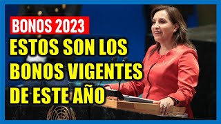 BONOS 2023 Revisa aquí si eres beneficiario de algunos de estos bonos que entrega el Estado [upl. by Tibbs]