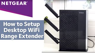 How to Setup NETGEAR Desktop WiFi Range Extender [upl. by Kirat]