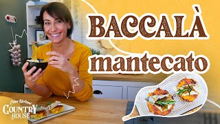 Baccalà mantecato un antipasto buonissimo  Erica Liverani [upl. by Ybrik11]