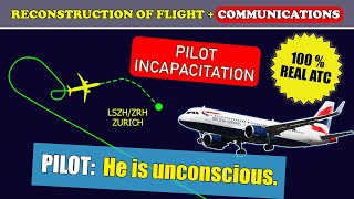 Pilot INCAPACITATION Medical EMERGENCY  British Airways Airbus A320 neo  Zurich airport [upl. by Nyberg]