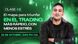 CLASE 3 El mapa para triunfar en el trading mas rápido con menos estrés [upl. by Adnac]