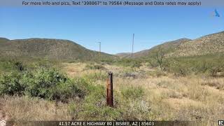 Priced at 49800  4157 acre E Highway 80 Bisbee AZ 85603 [upl. by Einhpad]